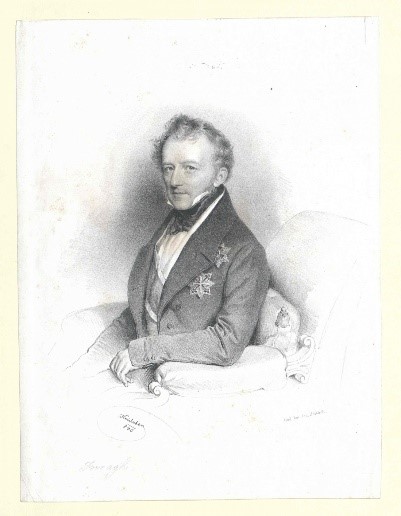 Karl von Inzaghi, rojen v Idriji leta 1777. (vir: Bildarchiv Austria)